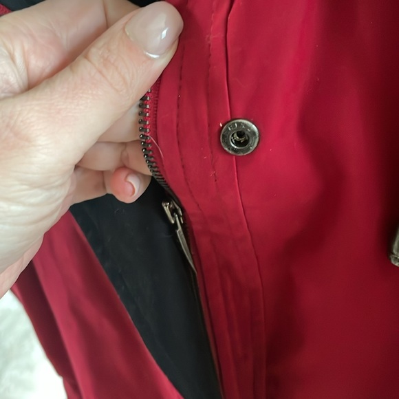 Liz Claiborne red lined jacket size SP - Picture 9 of 10